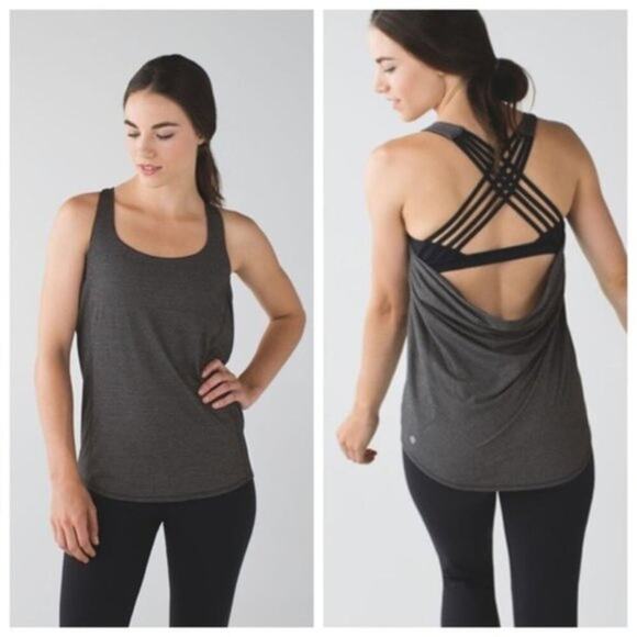 lululemon athletica Tops - Lululemon Wild Tank Open Back Size 2